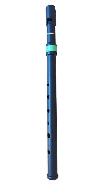 Thomann Blockflöte Tin Whistle Schwarz Kunststoff Musikinstrument
