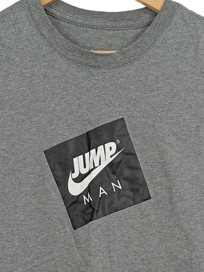 Jordan Jumpman T-Shirt Herren Freizeit Sport Casual Grau M