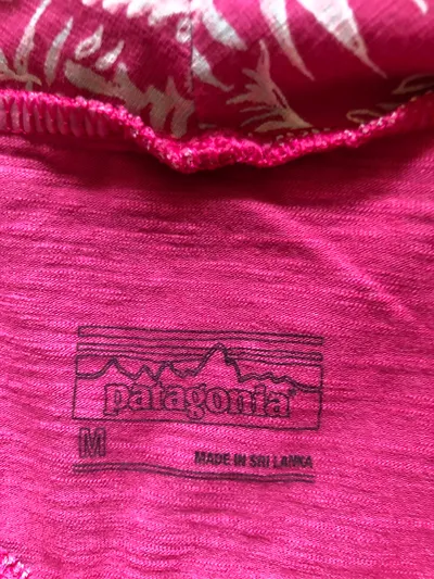 Patagonia Damen Sommerkleid Gr. 38/M Pink Casual Blumenmuster