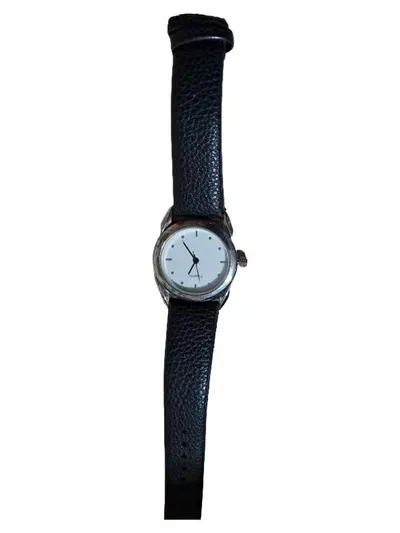 Eternal Love Damen Armbanduhr Lederarmband Schwarz Minimalistisch Alltag 23cm