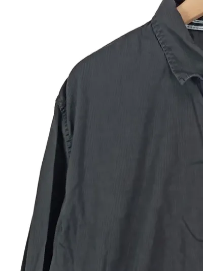 COOLCODE Herren Freizeithemd Grau Einheitsgröße Casual Langarm