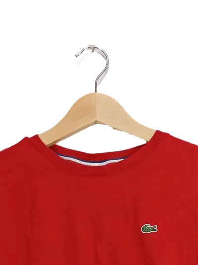 Lacoste Kinder T-Shirt Rot Gr. 152 Casual Baumwolle