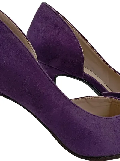 Pesaro Damen Pumps Lila Wildleder Gr. 39.5 Elegant