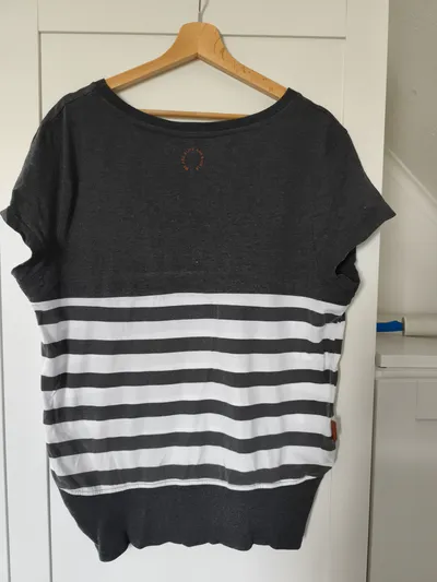 Alife & Kickin Damen T-Shirt gestreift Mehrfarbig Gr. 42/XL Casual