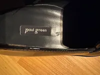 Paul Green Damen Loafer Slipper Lackleder Schwarz Gr. 37 Plateau 2