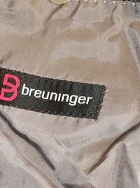 Breuninger Herren Sakko Gr. 50/L Grau Kariert Klassisch Business 4