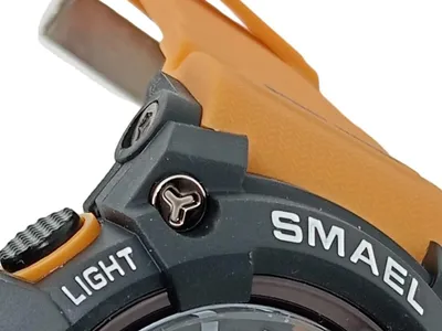 SMAEL Herren Outdoor Sport Armbanduhr Digital Analog Schwarz Kunststoff