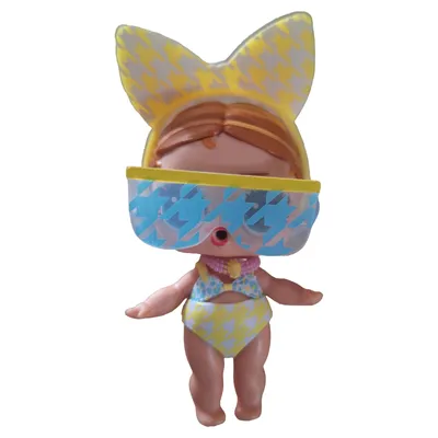 L.O.L. Surprise! Babypuppe mit Sonnenbrille Badeanzug Sommer Mehrfarbig 8cm
