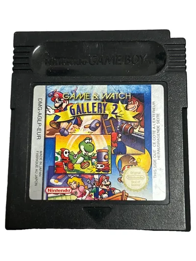 Nintendo Game Boy Konsole Game & Watch Gallery 2 Schwarz Retro