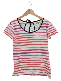 EMP Damen T-Shirt Gestreift Mehrfarbig Gr. M Baumwolle Casual 1