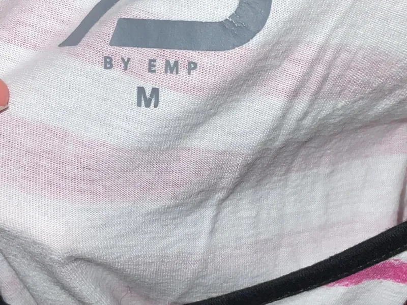 EMP Damen T-Shirt Gestreift Mehrfarbig Gr. M Baumwolle Casual 3
