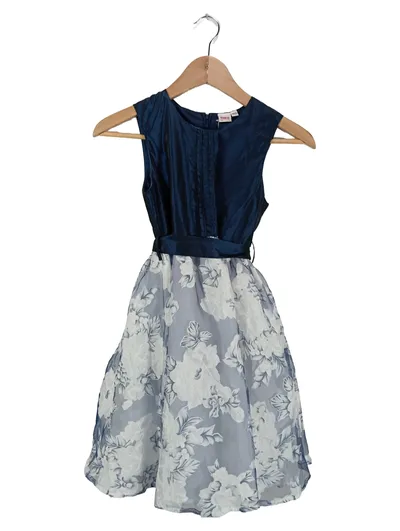 Topo in fashion Kinder Festliches Kleid Blumenmuster Gr. 152 Elegant