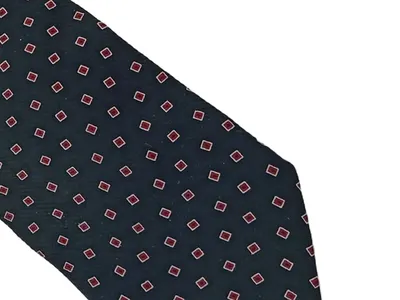 Giorgio Armani Herren Krawatte Mehrfarbig Klassisch Geometrisch 147cm 11cm