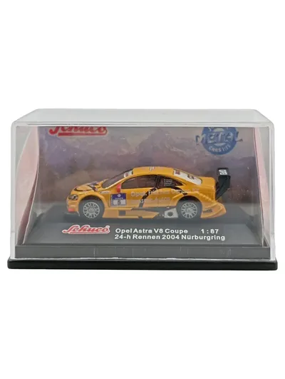 Schuco Opel Astra V8 Coupe 1:87 Modellauto Gelb 24h Nürburgring