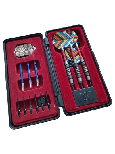 Grenade Dartpfeile Set Soft-Tip Tungsten Darts 16g Mehrfarbig mit Etui