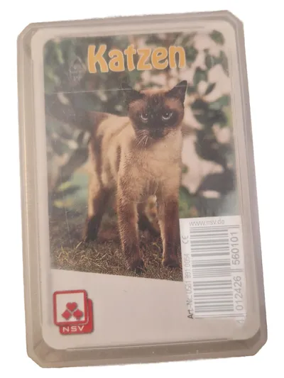 NSV Kartenspiel Katzen Tier Natur Familienspiel Sammelspiel