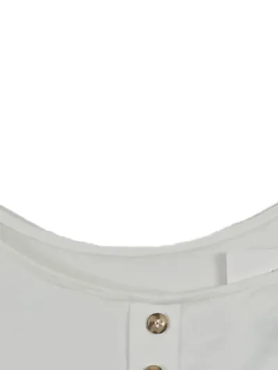 LASCANA Damen Top Basic Weiß Gr. 40/42 Viskose Ärmellos Freizeit
