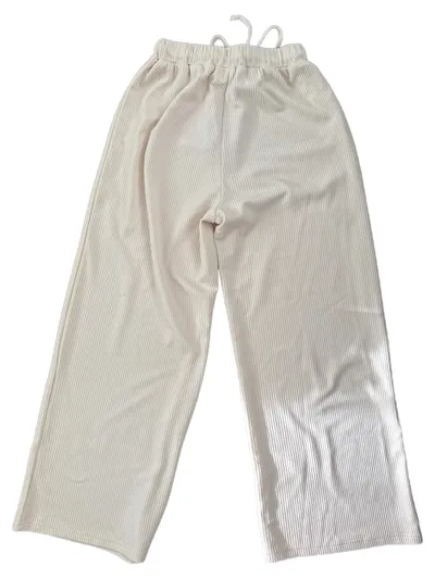 Cider Damen Jogginghose Beige XS Casual Rippstrick Hose