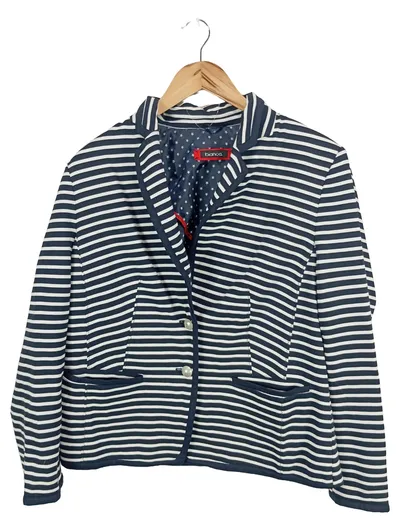 Bianca Damen Blazer gestreift Gr. 44 Klassisch Mehrfarbig