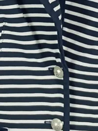 Bianca Damen Blazer gestreift Gr. 44 Klassisch Mehrfarbig 2