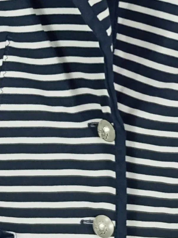 Bianca Damen Blazer gestreift Gr. 44 Klassisch Mehrfarbig 2