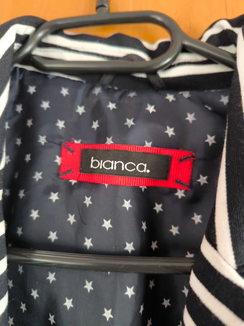 Bianca Damen Blazer gestreift Gr. 44 Klassisch Mehrfarbig 4