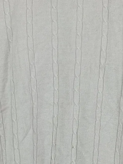 Marcel Clair Pullover Damen Beige S Rollkragen Zopfstrick Viskose Klassisch