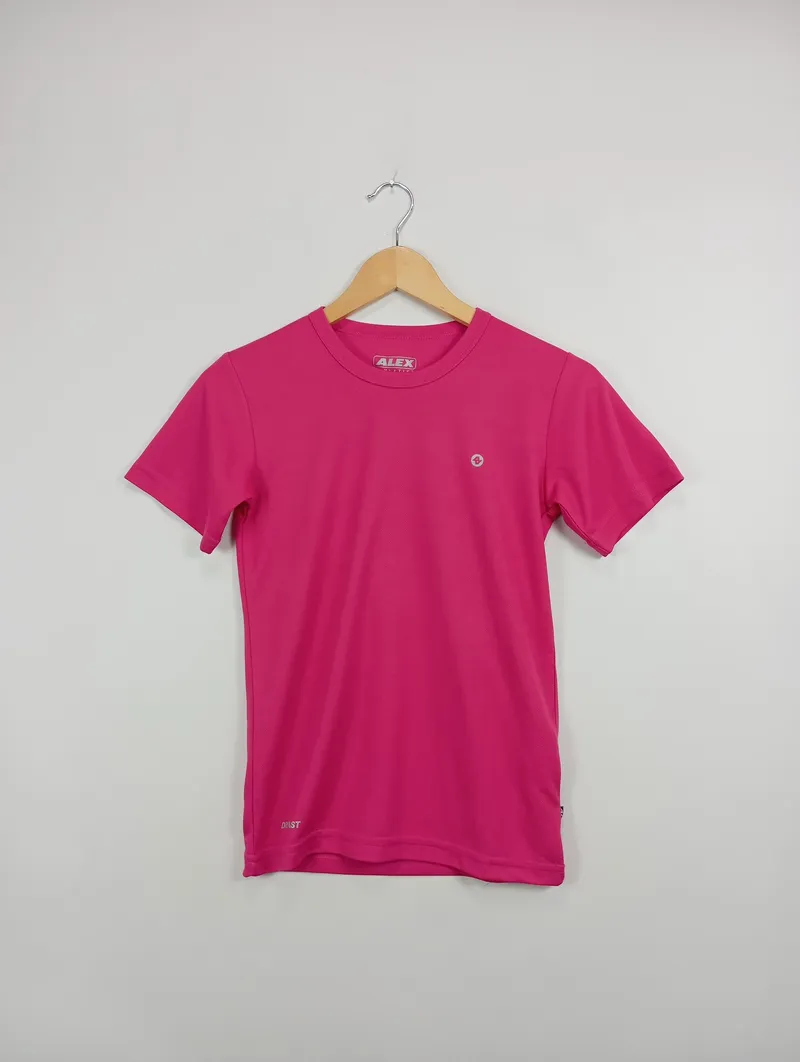 ALEX ATHLETICS Kinder Sport Shirt Pink Gr. 152 Sportlich Kurzarm 3