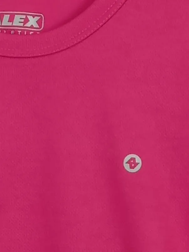 ALEX ATHLETICS Kinder Sport Shirt Pink Gr. 152 Sportlich Kurzarm 4