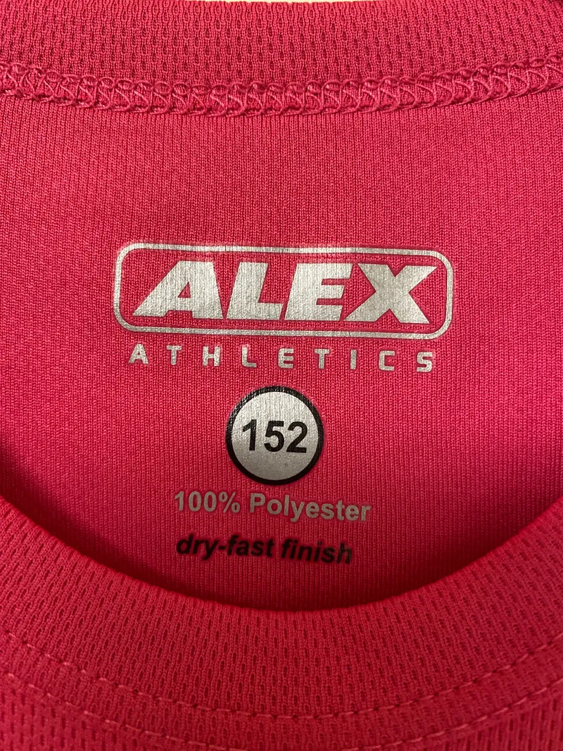 ALEX ATHLETICS Kinder Sport Shirt Pink Gr. 152 Sportlich Kurzarm 6