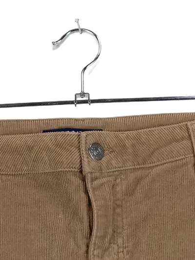 GANT Cordrock Damen Beige Gr. 42 XL Casual Midirock Baumwolle