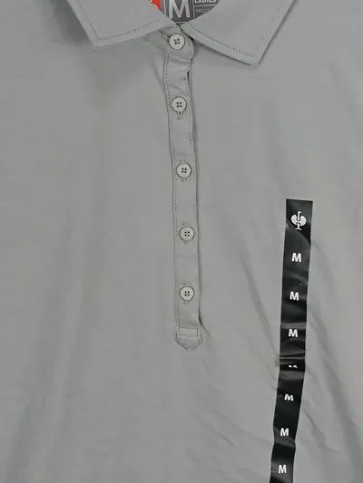 Engelbert Strauss Damen Poloshirt Gr. 38/M Grau Praktisch Kurzarm