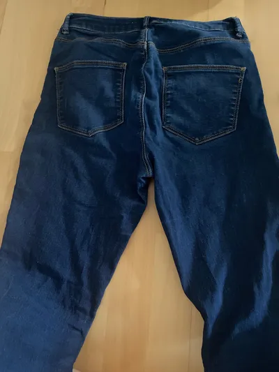 Dorothy Perkins Bailey Damen Jeans Regular Fit Gr. 38 Blau Denim