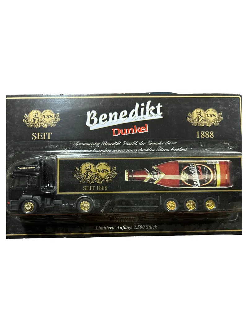DORFNER LKW Benedikt Dunkel Modellfahrzeug Schwarz 3cm x 18.5cm 1