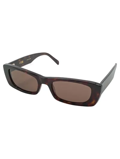 COS Damen Sonnenbrille Modern rechteckig Schildpatt Kunststoff