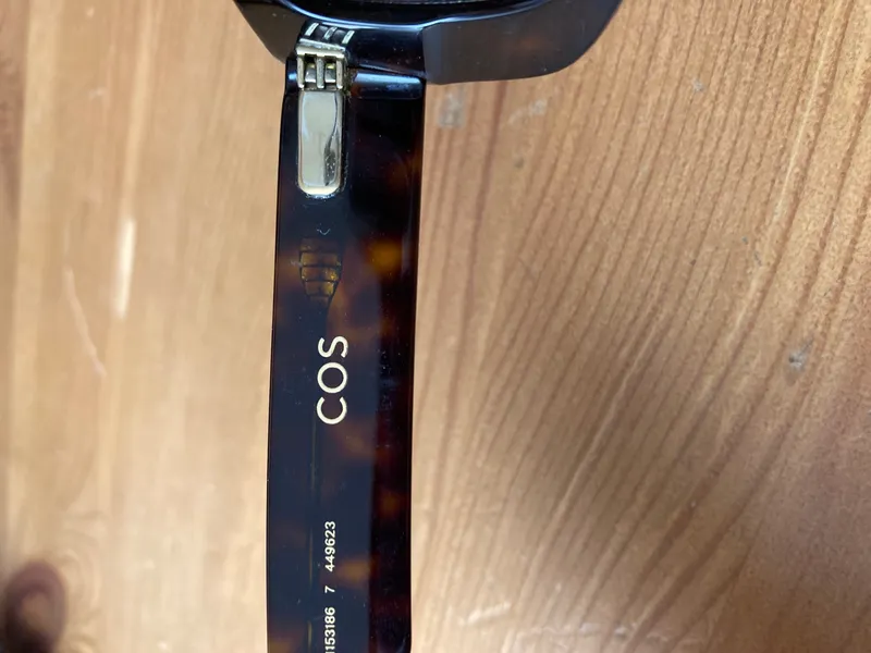 COS Damen Sonnenbrille Modern rechteckig Schildpatt Kunststoff 4