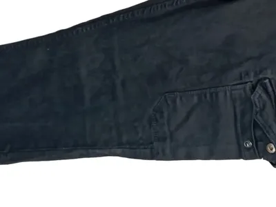 Q/S designed by Damen Cargohose Gr. 40 Schwarz Casual Sadie mit Reißverschluss
