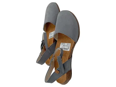 El Naturalista Sandaletten Damen Gr. 36 Grau Komfortabel Sommerschuhe