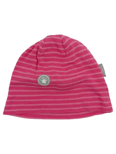 sigikid Kinder Mütze Beanie gestreift Pink Gr. 46 Baumwolle