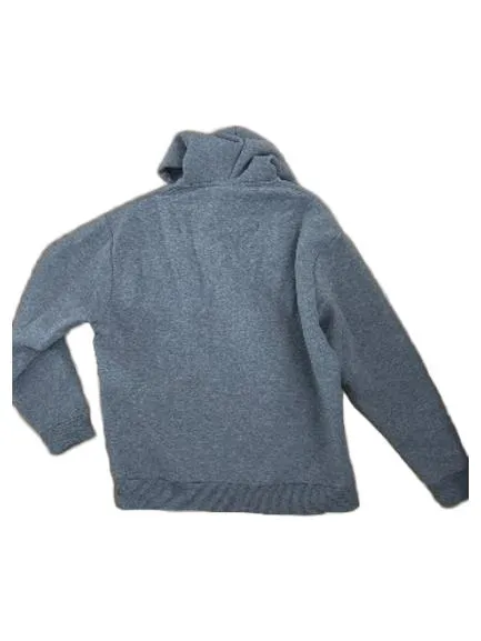 ASOS Design Herren Kapuzenpullover Grau Meliert Basic Gr. M Baumwolle 3