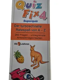 EDITION BUCHERBÄR Quiz Fix 4 Superquiz Ratespaß Quizspiel ab 9 Jahre 5