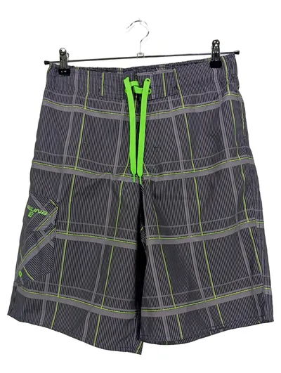 LAGUNA Badeshorts Herren Gr. S Grau Kariert Badehose Schwimmshorts