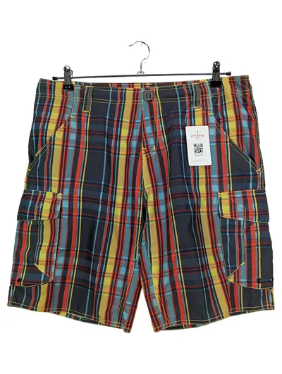 Protest Herren Cargo Shorts Gr. 46 kariert mehrfarbig Casual