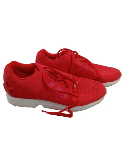 Adidas ZX Flux Damen Sneaker Rot Gr. 38 Blumenmuster Sportschuhe