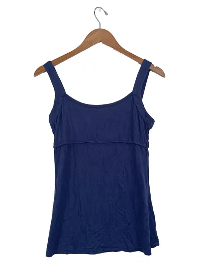 Jean Paul Berlin Damen Top Gr. 36/S Basic Blau Ärmellos Freizeit