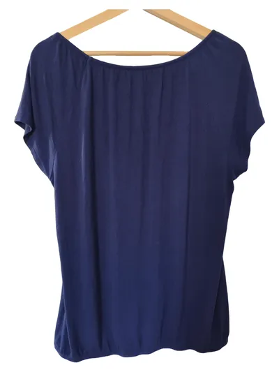 LASCANA Damen T-Shirt Gr. 44/46 Blau Casual