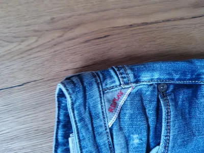 Replay Destroyed Jeans Damen Blau Gr. W29 L31 Casual Baumwolle Hose