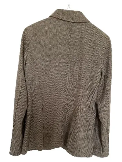 Blonde No. 8 Damen Blazer Gr. 38 Beige Fischgrät Business Sakko