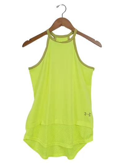 Under Armour Damen Sportshirt Gelb Gr. 34/XS Tank Top Sportlich