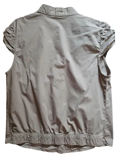 Elisa Cavaletti Damen Bluse Gr. 38;M Braun Charmant Blumen Rüschen